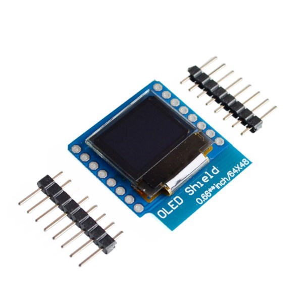 Wemos D1 Mini - Tela OLED LED LCD de 0,66