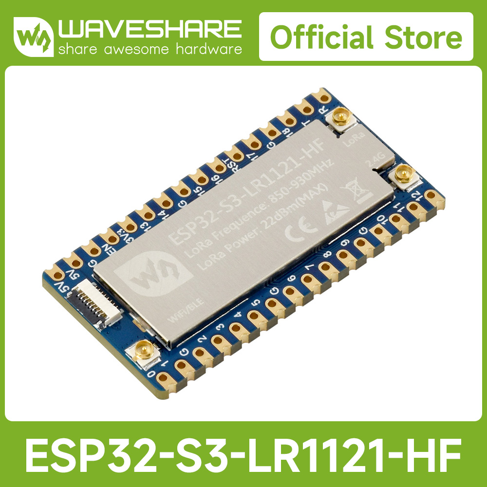 Lolin S3 - Placa de Desenvolvimento Waveshare ESP32-S3 LoRa,