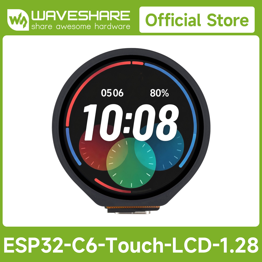 Waveshare Esp32 - Placa de Desenvolvimento ESP32-C6 com Display