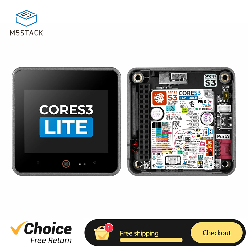 Doit Esp32 - Controlador IoT programável M5Stack CoreS3 Lite
