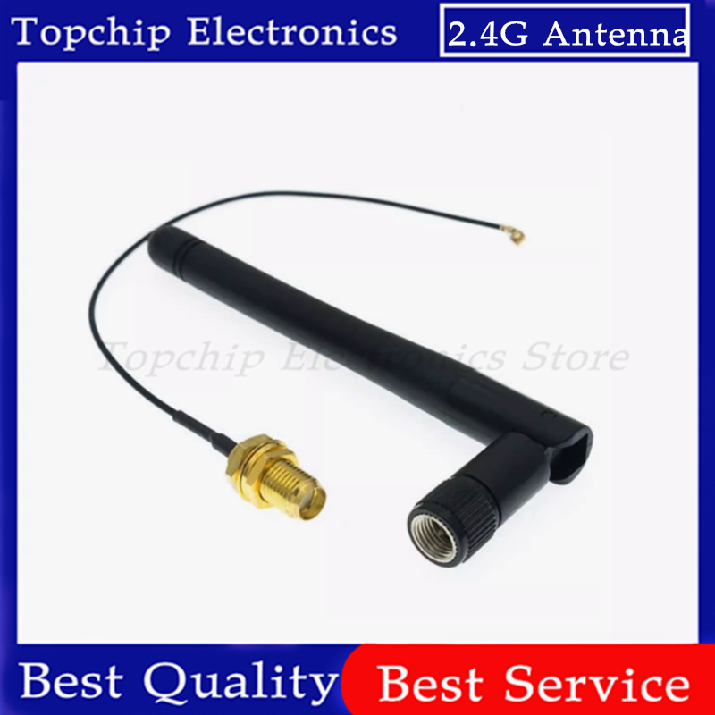 Devkitc - Antena WiFi 2.4GHz 3dBi 2.4g RP-SMA