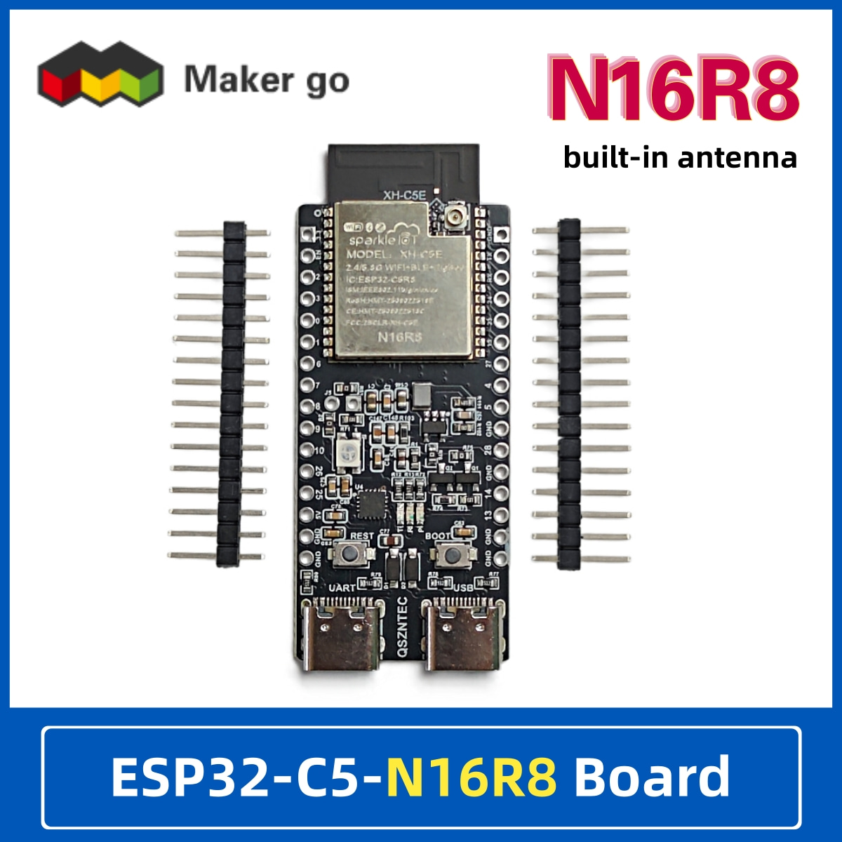 Doit Esp32 - Placa de Desenvolvimento ESP32-C5-N16R8 Wi-Fi 6