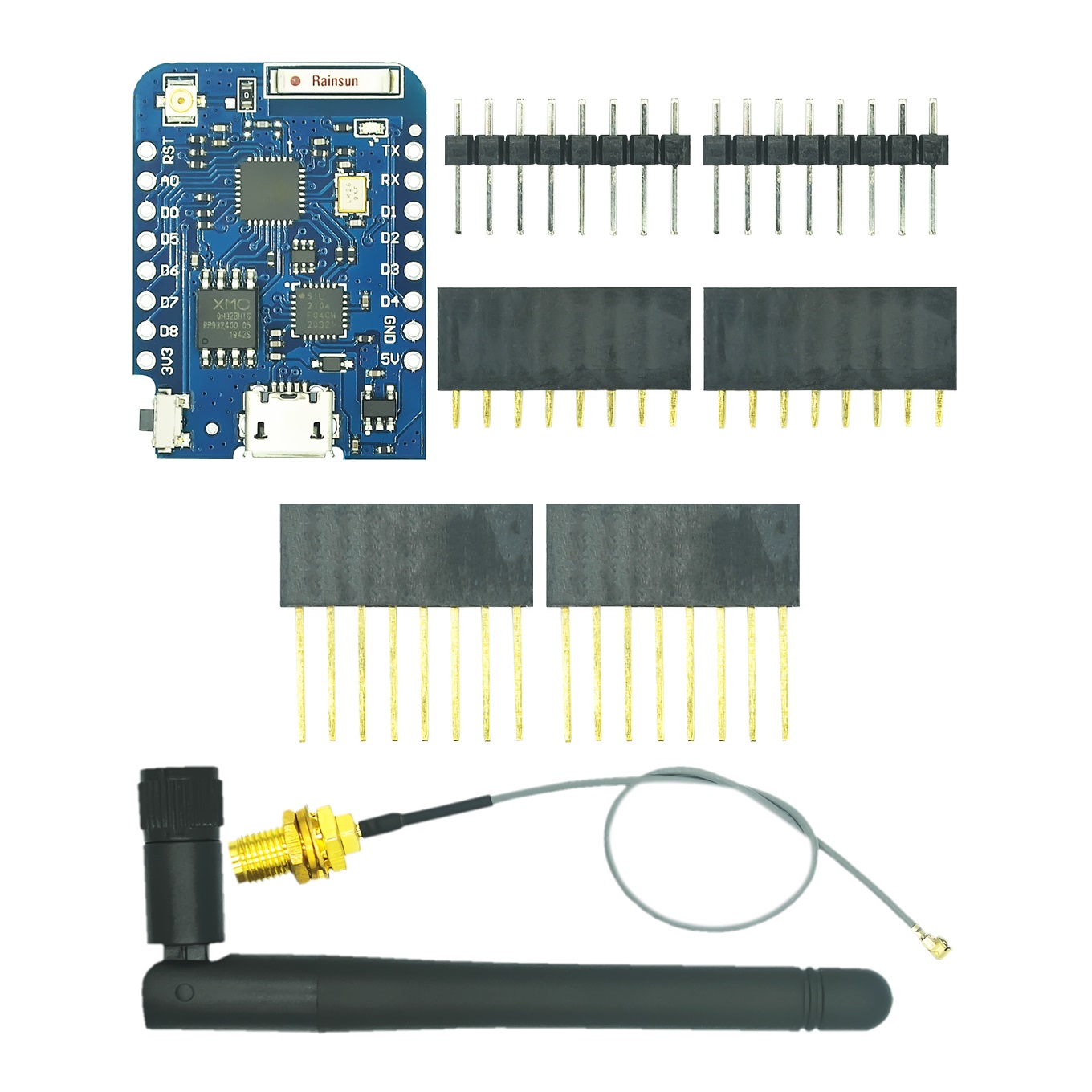 WEMOS-Conector Antena Externa, - Wemos D1 Mini avaliação e preço