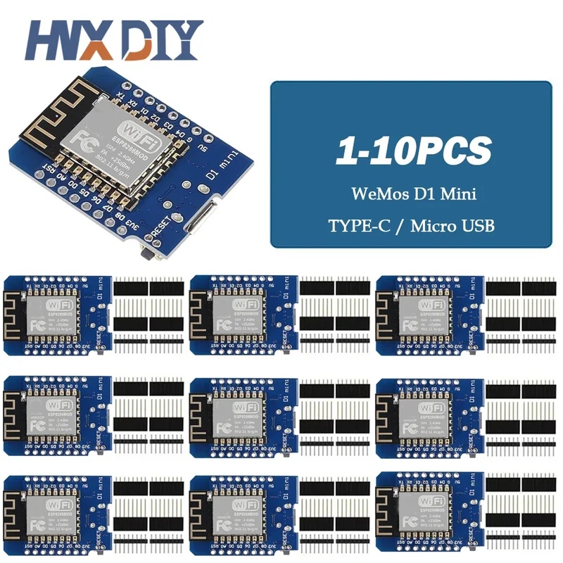 1-10PCS D1 Mini Nodemcu ESP826 - Wemos D1 Mini avaliação e preço