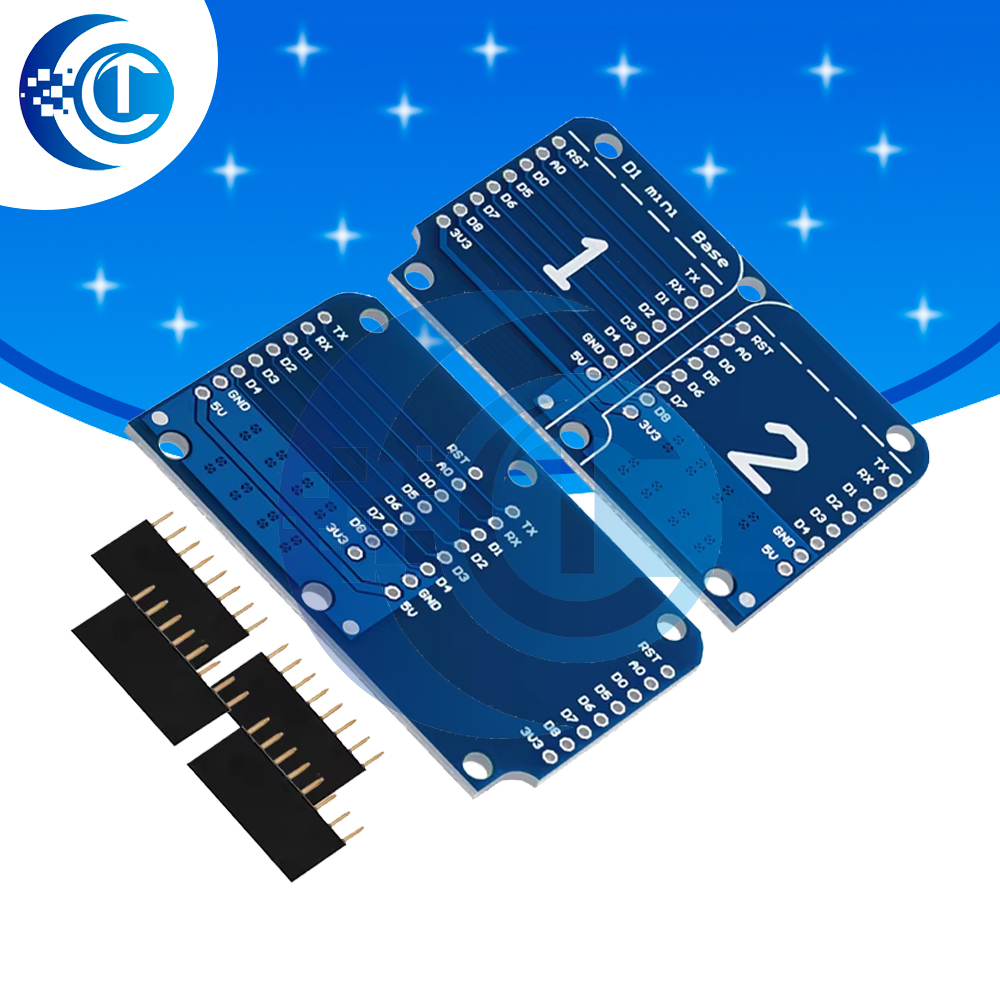 Escudo de base dupla de soquet - Wemos D1 Mini avaliação e preço