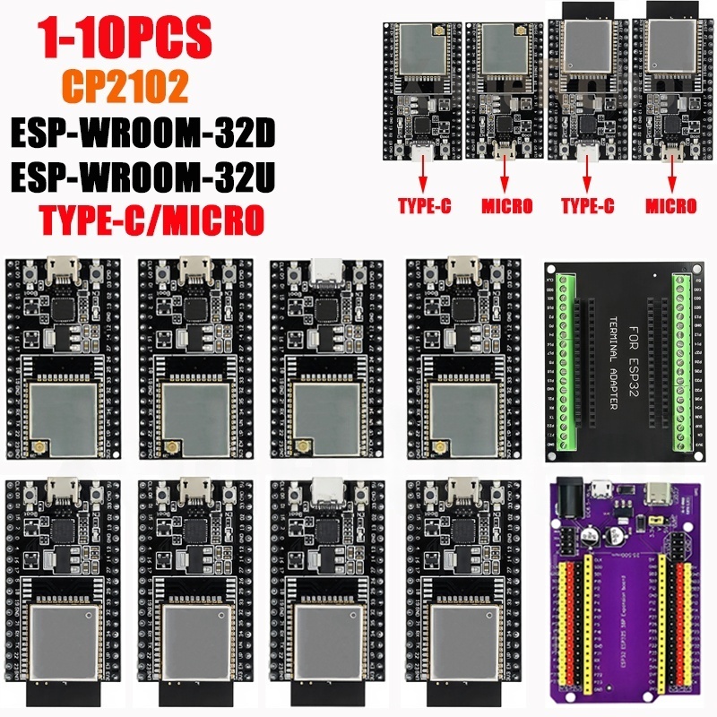 1-10 pces ESP32-DevKitC placa  - Devkitc avaliação e preço